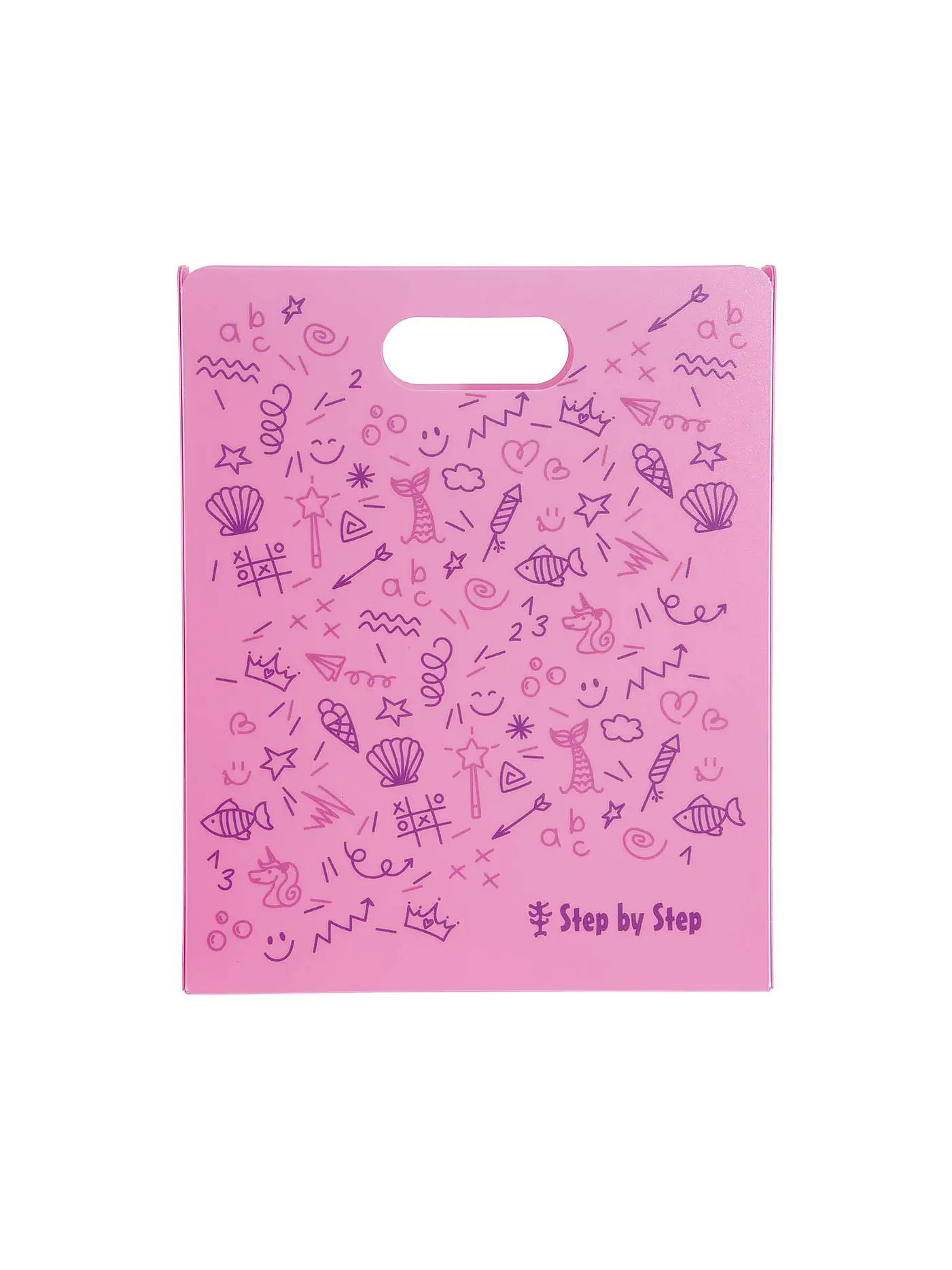 STEP BY STEP | Heftbox mit Tragegriff Pink | 
